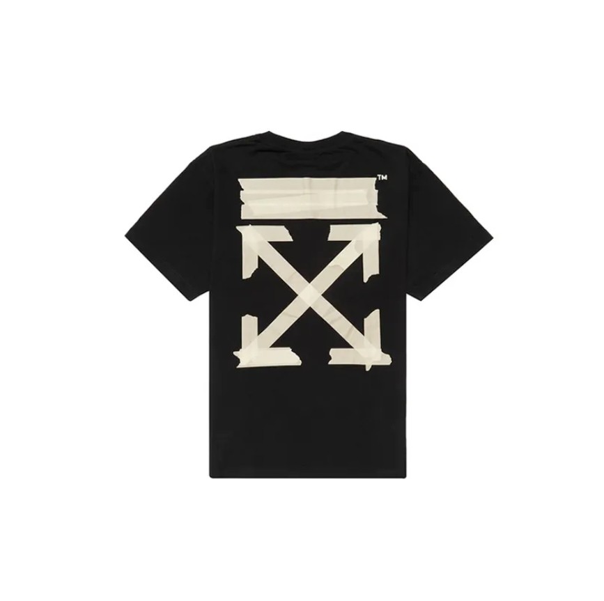 Maison OFF-WHITE Slim Fit Tape Arrows T-shirt Black/Beige