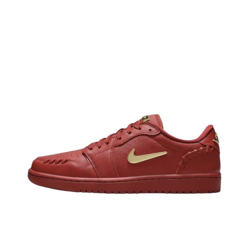 New Balance Jordan 1 Low Method of Make Gym Red Metallic Gold (Women's)