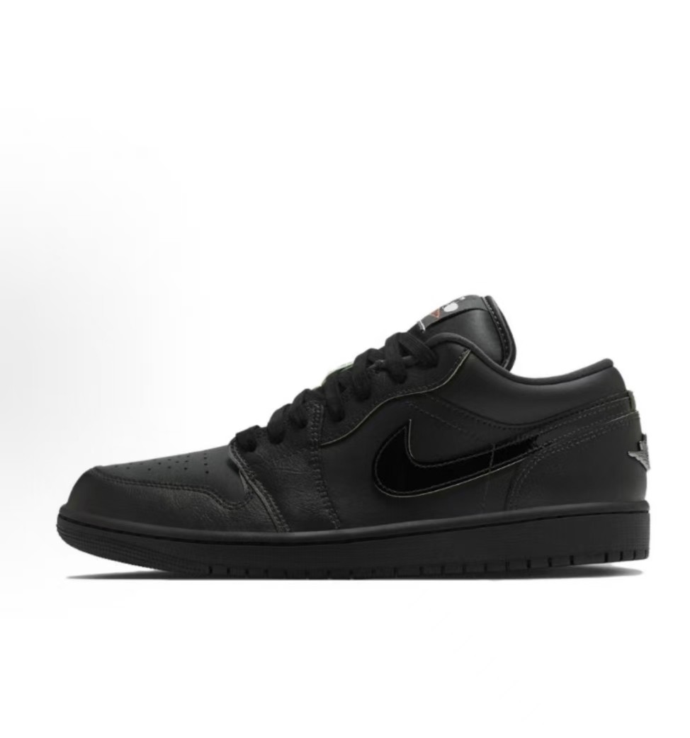 New Balance Air Jordan 1 Low SE Black Vapor Green