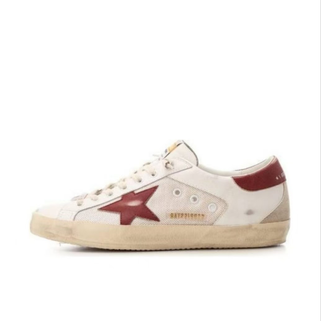 New Balance Golden Goose Superstar 'White Red Mesh'