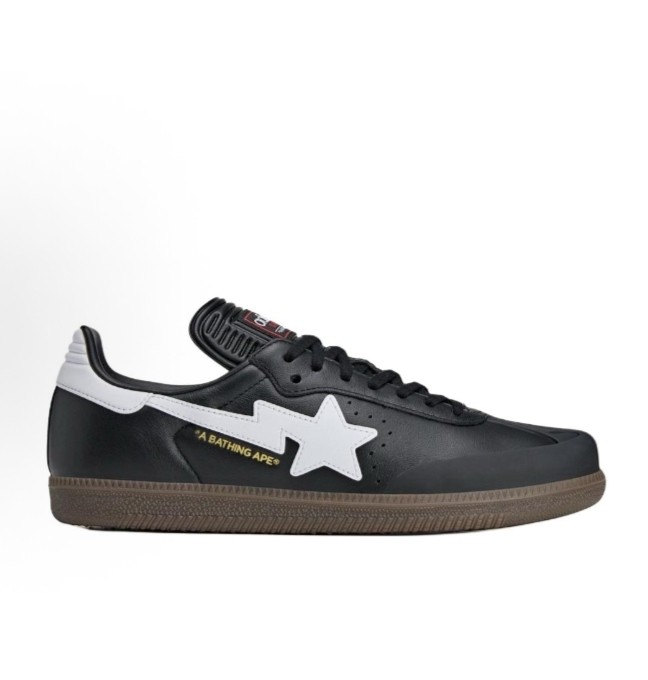 Human Made adidas Samba Bape Black White Gum