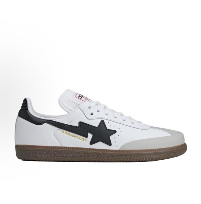 New Balance adidas Samba Bape White Black Gum