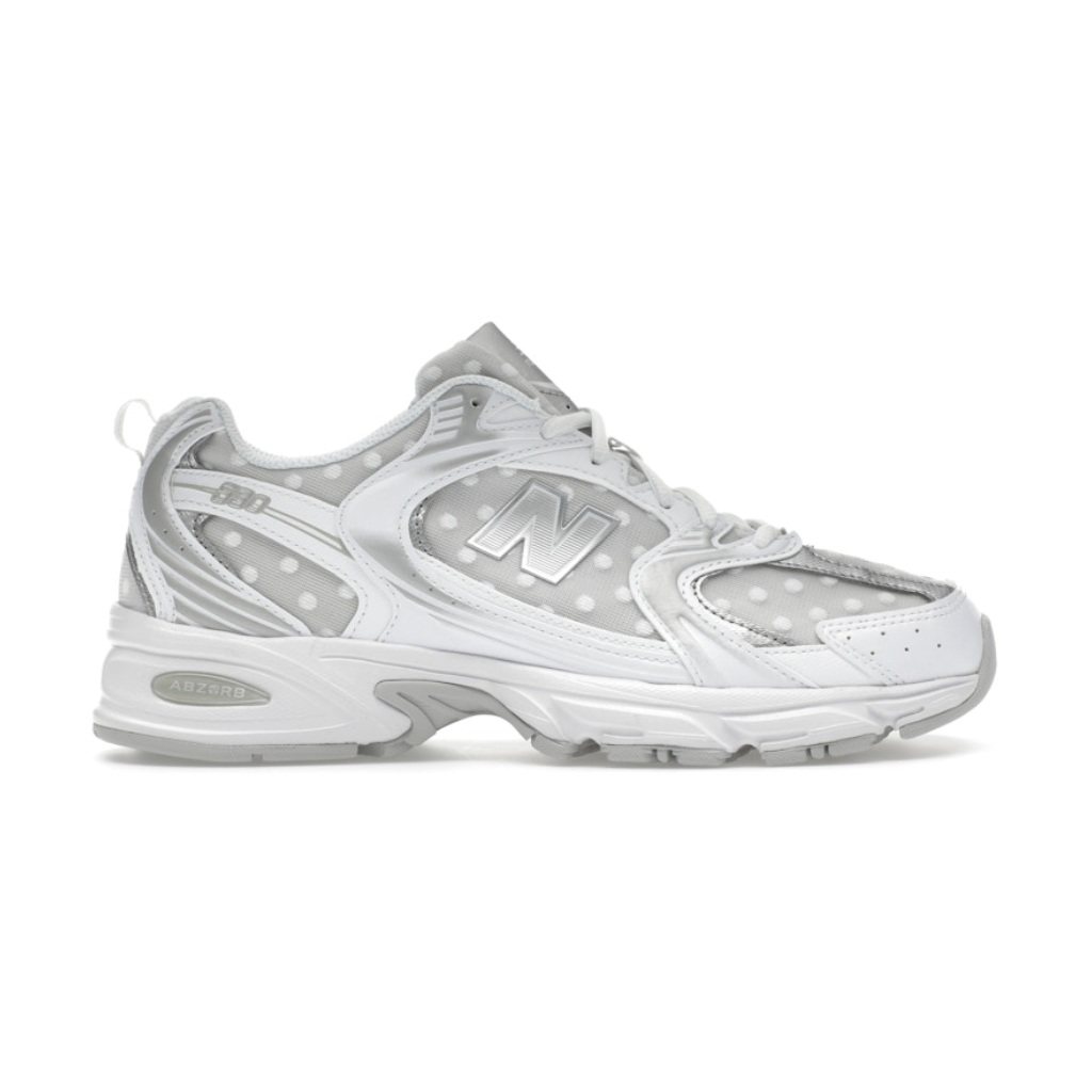 Nike New Balance 530 Silver Metallic Polka Dots
