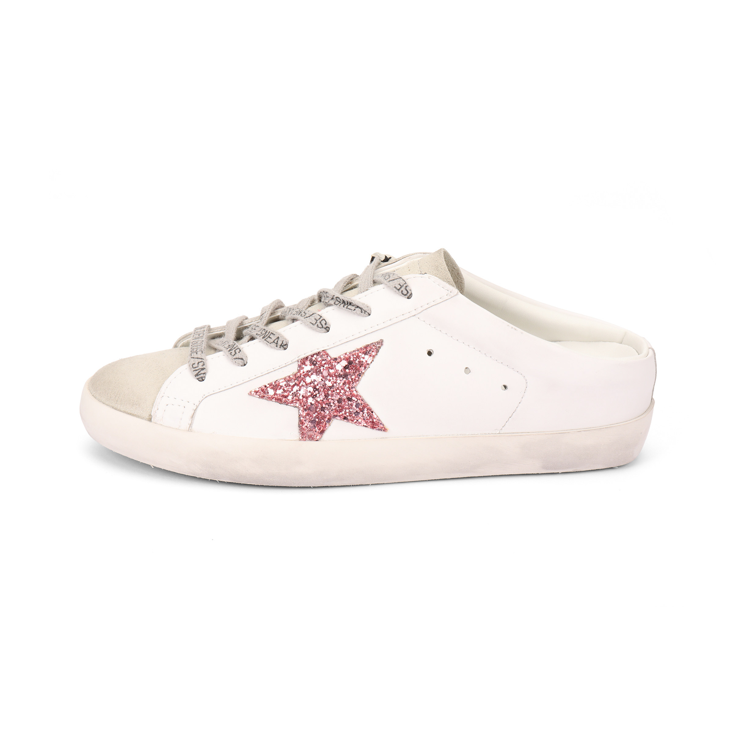 Human Made Golden Goose Bio-Based Super-Star Sabot White Ice Pink (Women's)