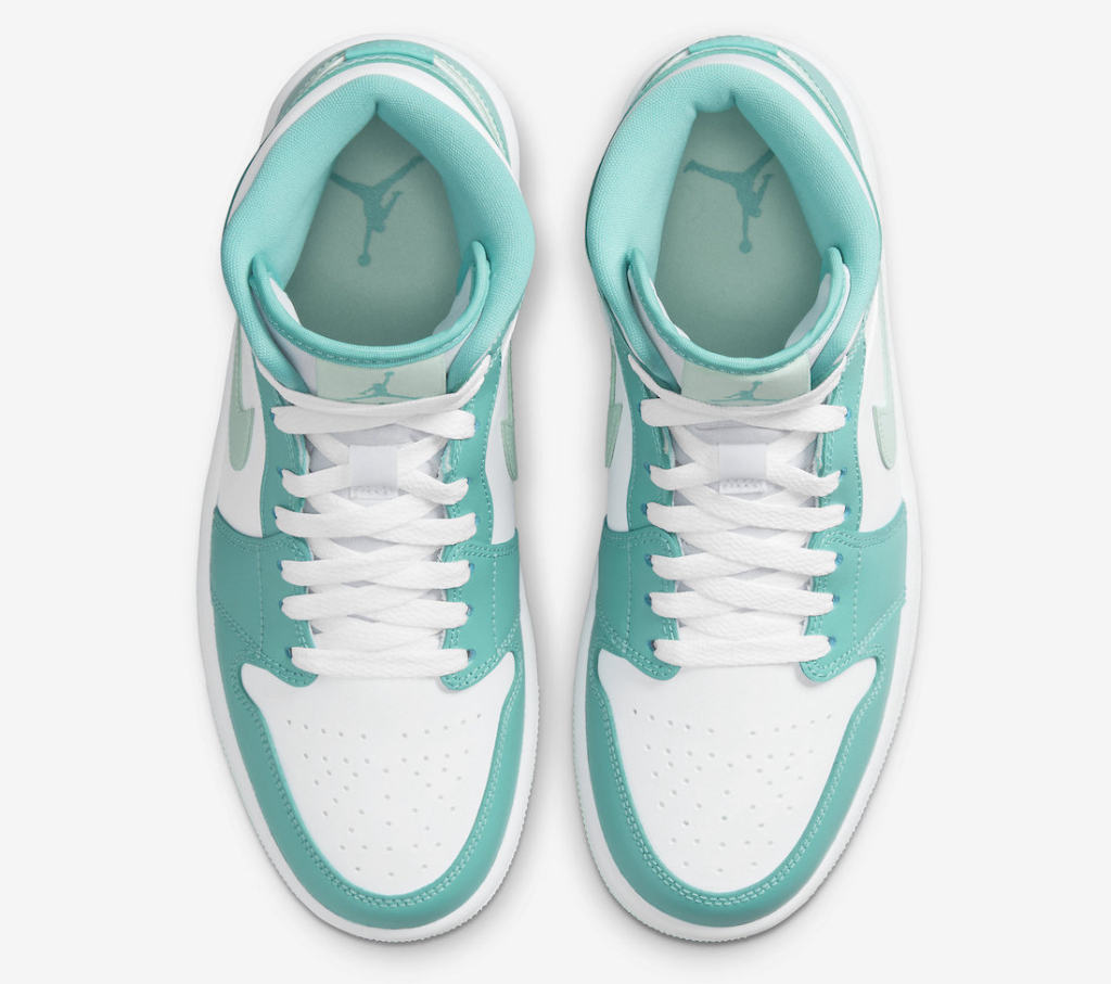 AJ1,Air Jordan 1 Mid,DV2229-30  清爽夏日女神鞋预定！全新「蒂芙尼」AJ1 官图曝光！