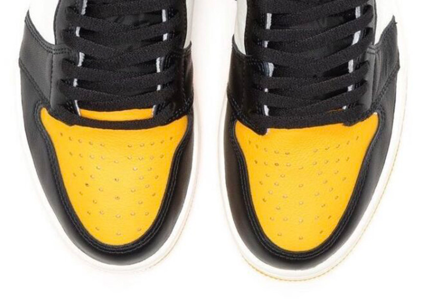 AJ1,Air Jordan 1 High OG,Yello  期待已久的必入款！「黑黄脚趾」AJ1 发售日期定了！