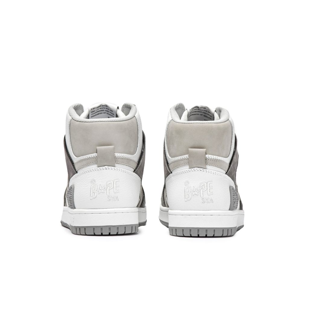 BAPE,BAPE STA 93 HI,发售  灰白大地色系百搭又好看！全新高帮 BAPE STA™ 即将发售！
