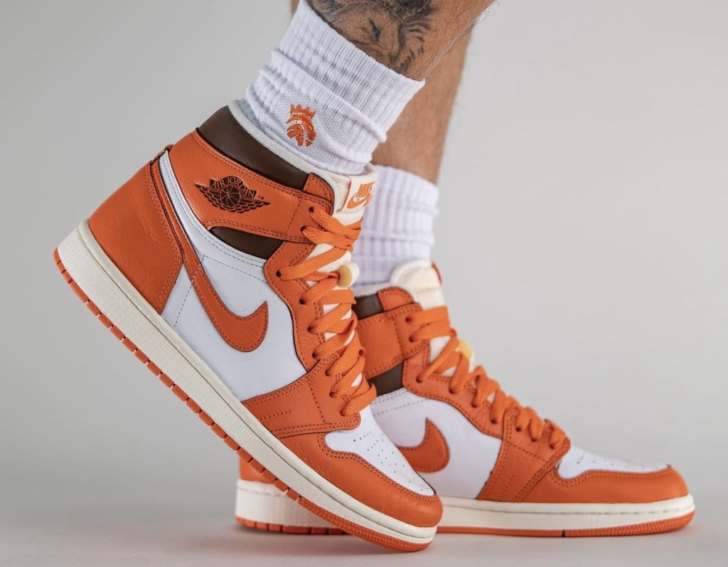 Air Jordan 1 Starfish DO9369-101 Release Date On-Feet