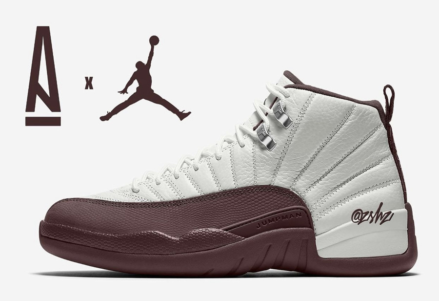 A Ma Maniére,Air Jordan 12,AJ1  下半年最期待的联名鞋！AMM x AJ12 实物首次曝光！