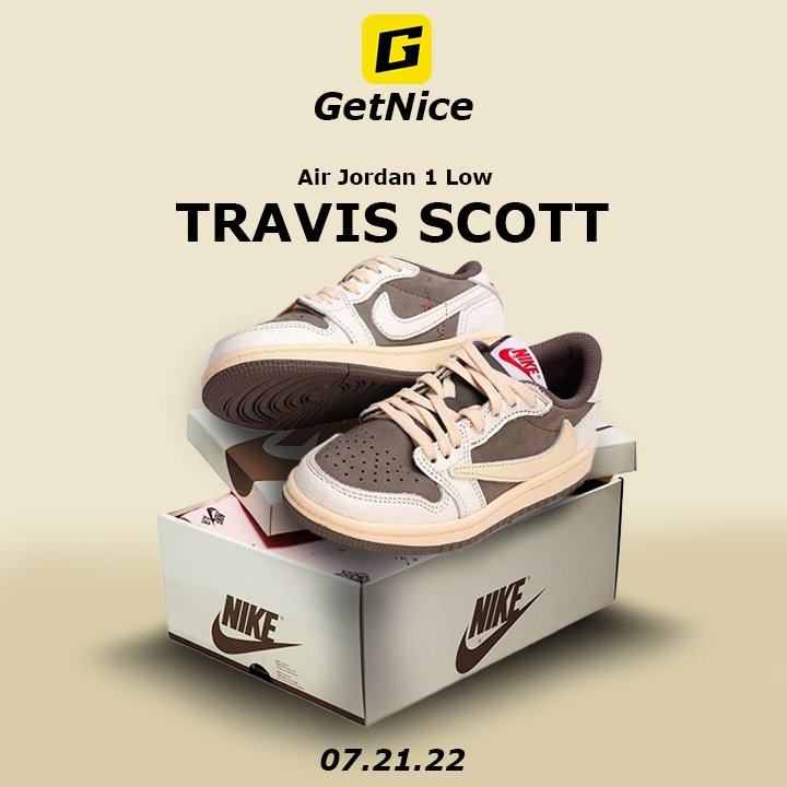 Travis scott jordan on sale 1 low raffle