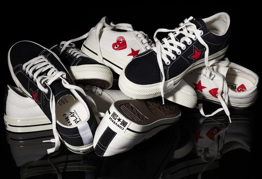 Converse,CDG,One Star,发售  都在穿的「爱心眼」又来了！全新 CDG 联名 One Star 即将发售！