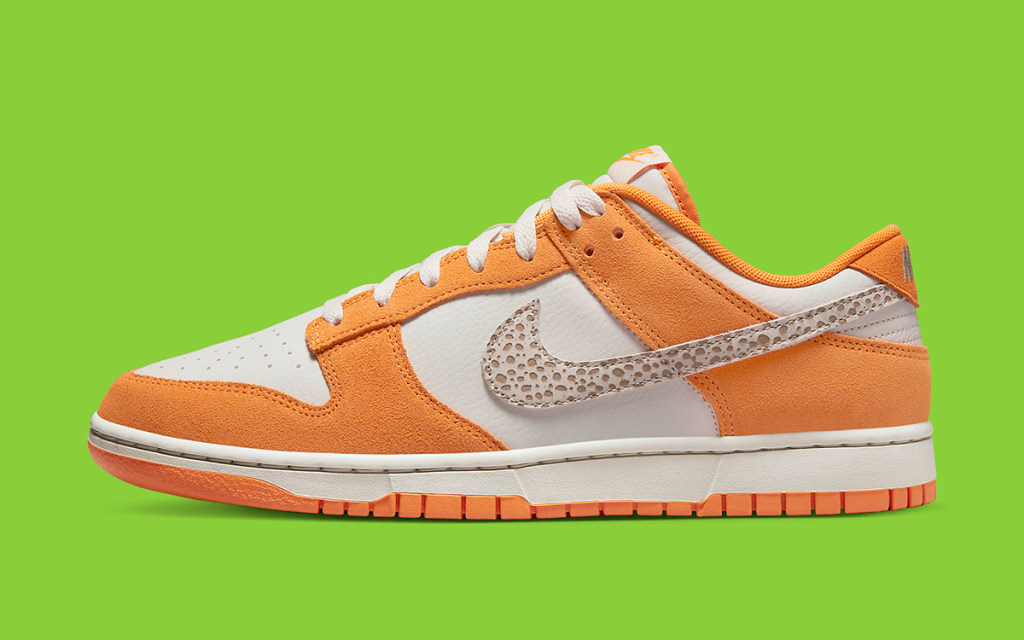 Official Images // Nike Dunk Low “Safari Swoosh” (Kumquat) | GetNice