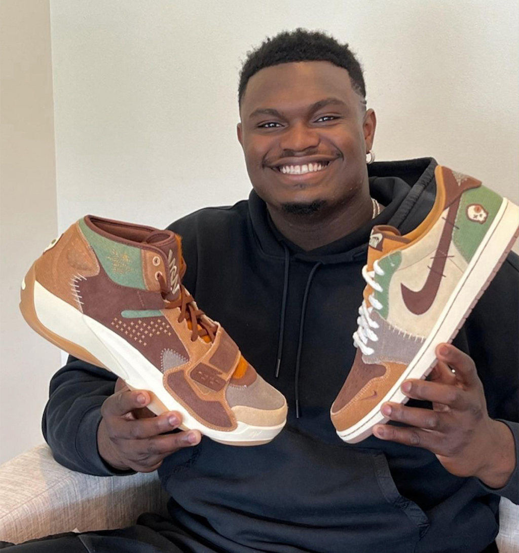 New Looks // Zion Williamson x Air Jordan 1 Low OG “Voodoo”