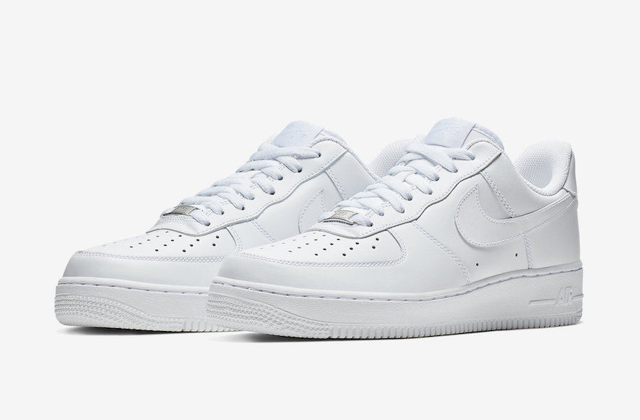 Nike Air Force 1 Low Triple White 315115-112 Release Date - SBD