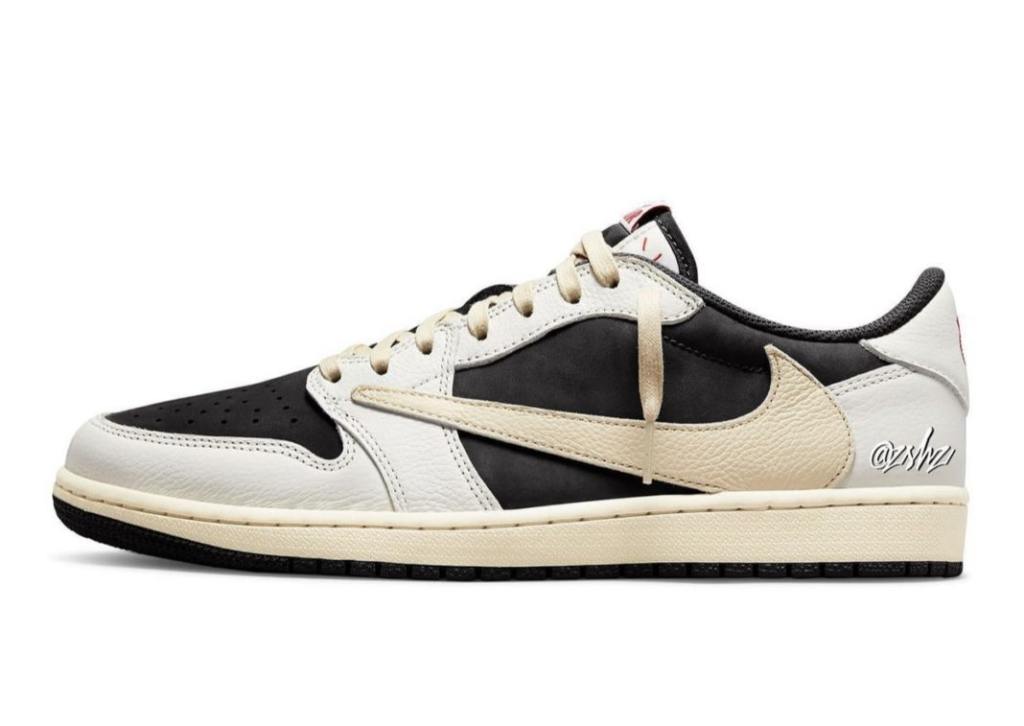 Travis Scott Air Jordan 1 Low OG WMNS Sail Black Release Date