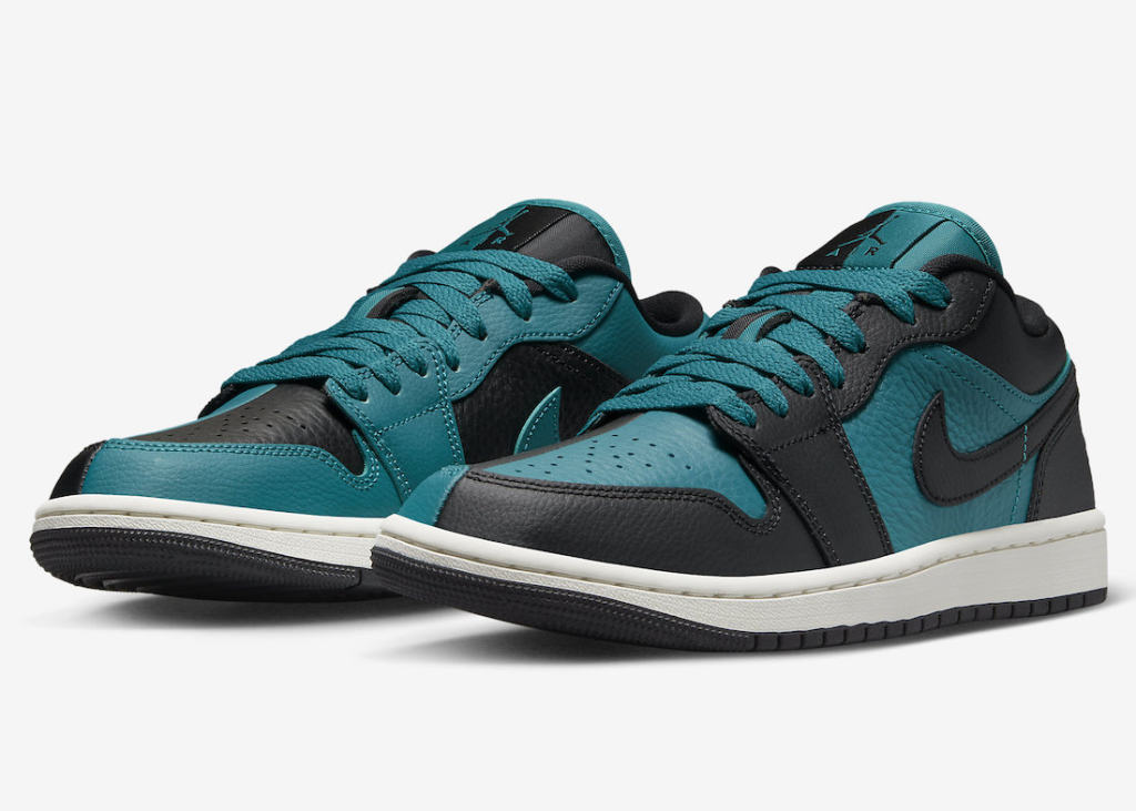 Air Jordan 1 Low Split Bright Spruce Black DR0502-300 Release Date