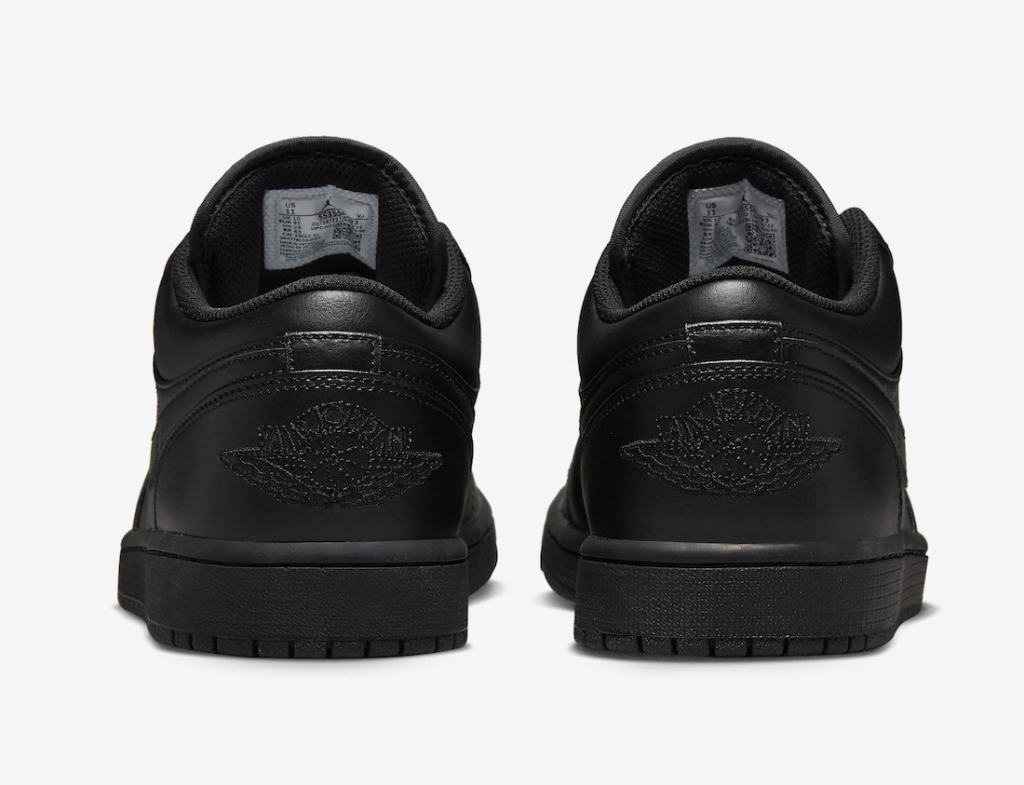 Air Jordan 1 Low Triple Black 553558-093 Release Date