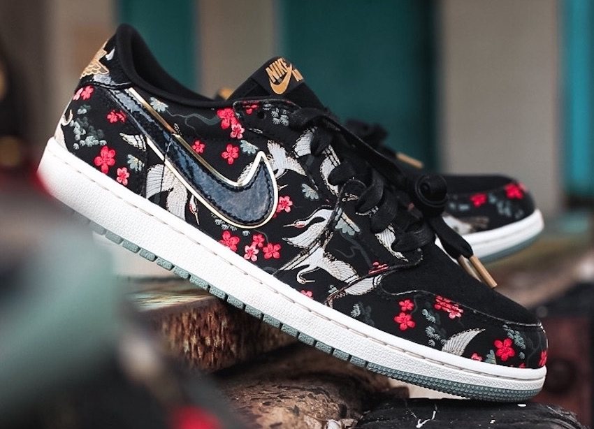 Air Jordan 1 Low Cranes PE