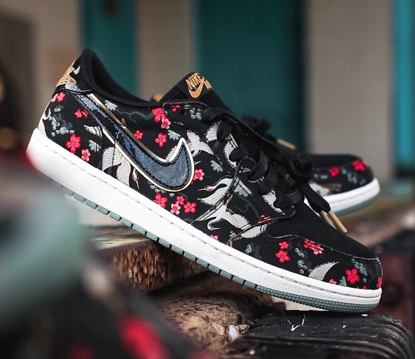 Rui Hachimura Air Jordan 1 Low Cranes PE