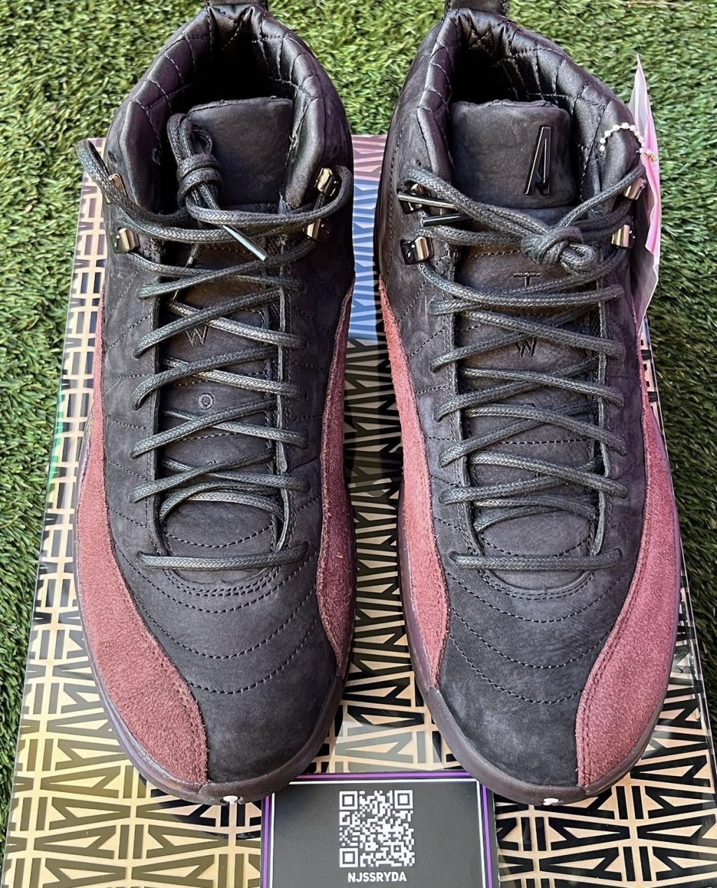 A Ma Maniere Air Jordan 12 Black Burgundy Crush DV6989-001 Release Date