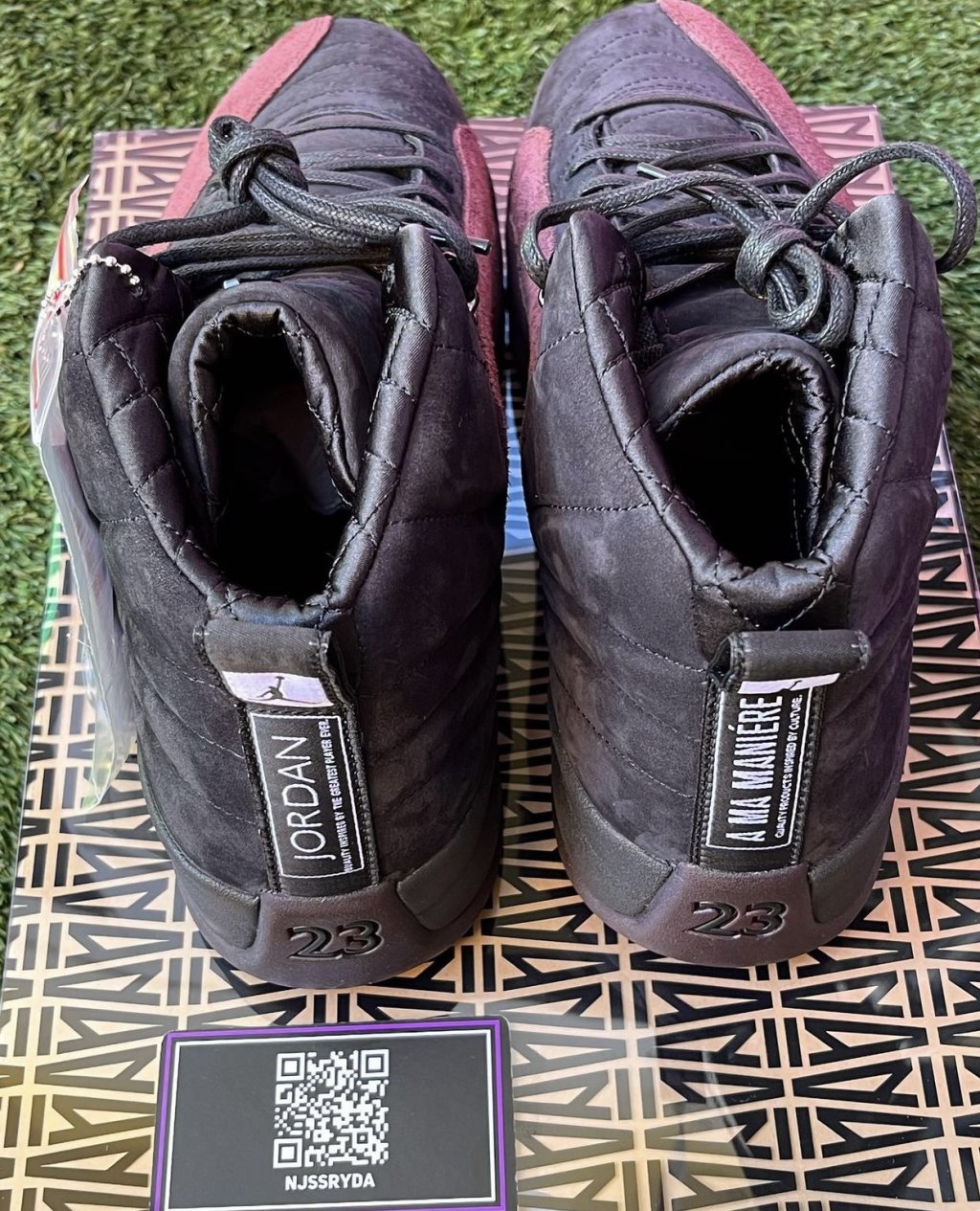 A Ma Maniere Air Jordan 12 Black Burgundy Crush DV6989-001 Release Date