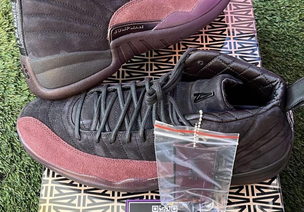 A Ma Maniere Air Jordan 12 Black Burgundy Crush DV6989-001 Release Date
