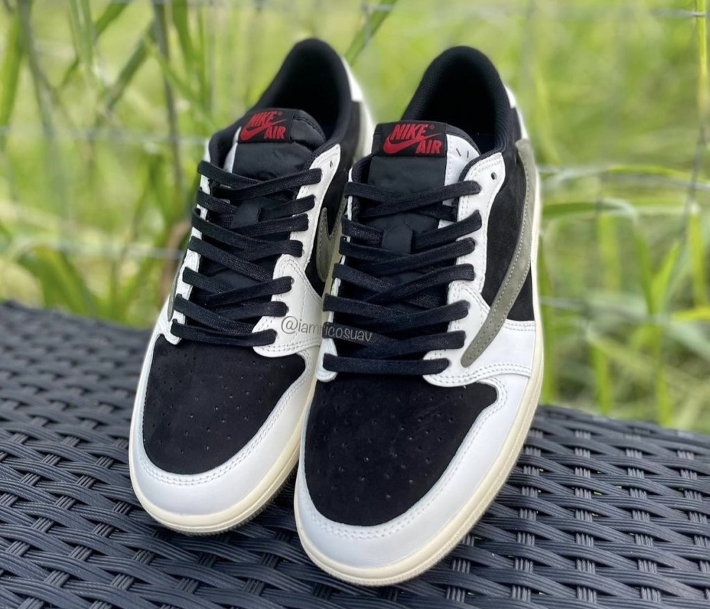 Travis Scott Air Jordan 1 Low Olive DZ4137-106 Release Date In-Hand