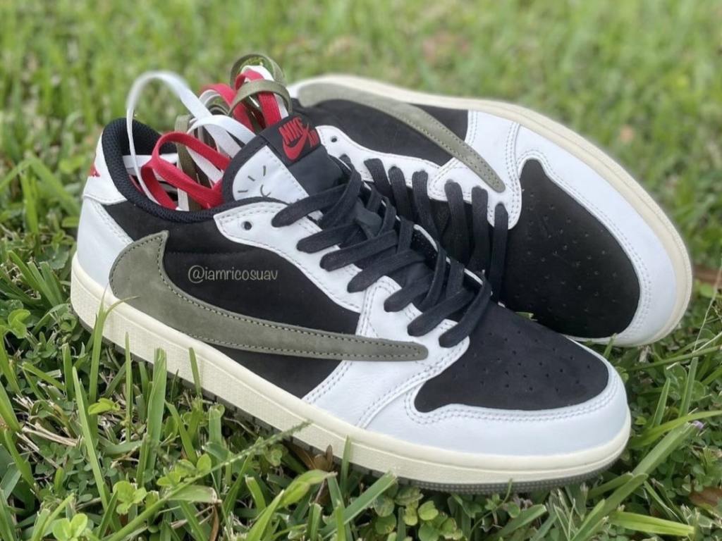 Travis Scott Air Jordan 1 Low Olive DZ4137-106 Release Date In-Hand
