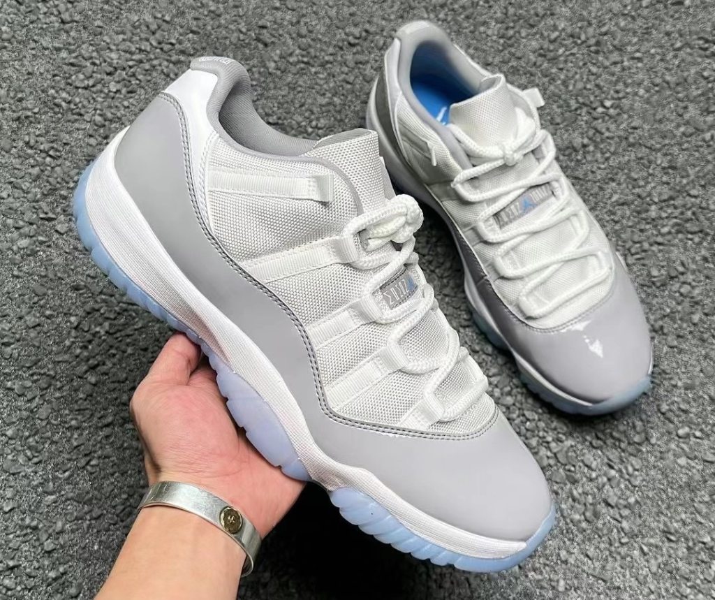 Air Jordan 11 Low Cement Grey AV2187-140 Release Date Lateral In-Hand