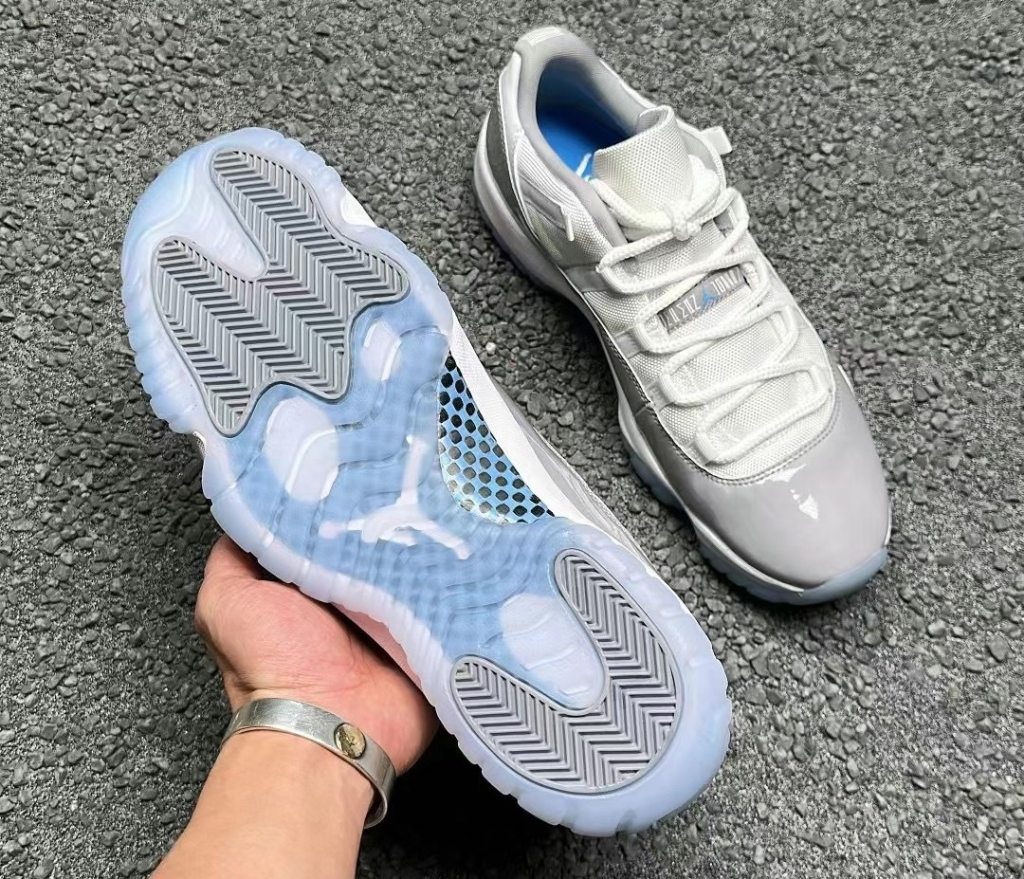 Air Jordan 11 Low Cement Grey AV2187-140 Release Date Outsole In-Hand