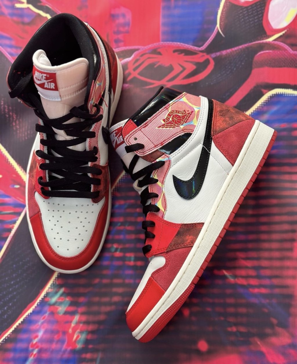 Air Jordan 1 Across The Spider-Verse DV1748-601 Release Date Side