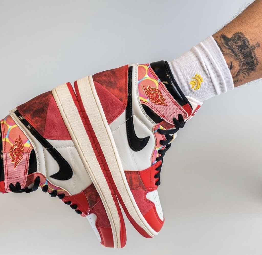 Air Jordan 1 Spider-Man Across The Spider Verse DV1748-601 On-Feet