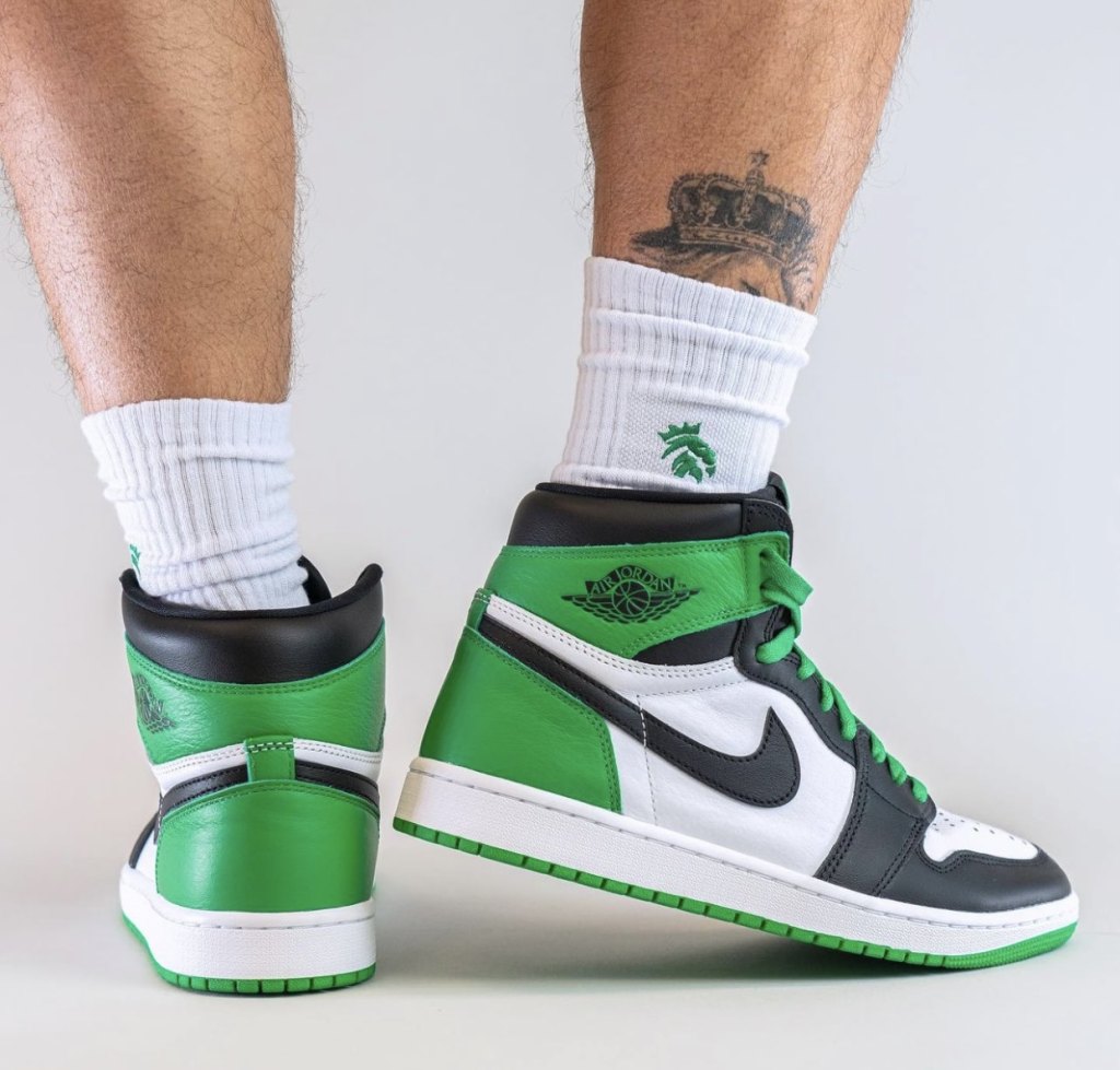Air Jordan 1 Lucky Green Celtics DZ5485-031 Release Date On-Feet