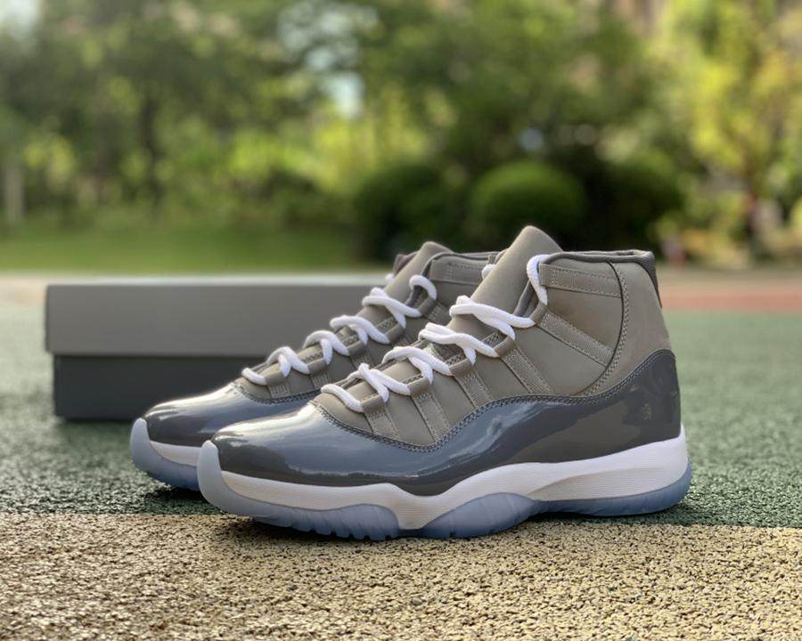 Authentic Jumpman 11 High Cool Grey Basketball Shoes 11s Real Carbon Fiber  Trainer Sports stylist Fashion Sneakers Send With Box