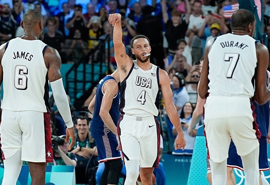 NBA, James, Curry, UA, Nike, Air Jordan, Olympic men's basketball team 