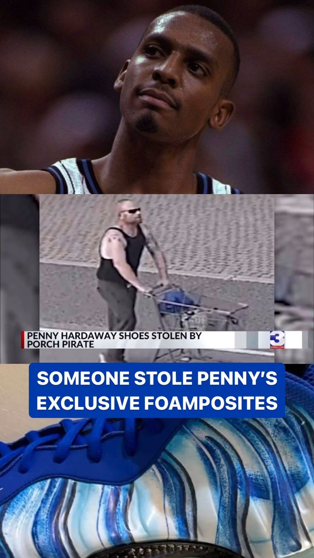 Nike, Air Foamposite One, Hardaway broke the news! Penny Hardaway’s home was robbed! The suspect only stole shoes…